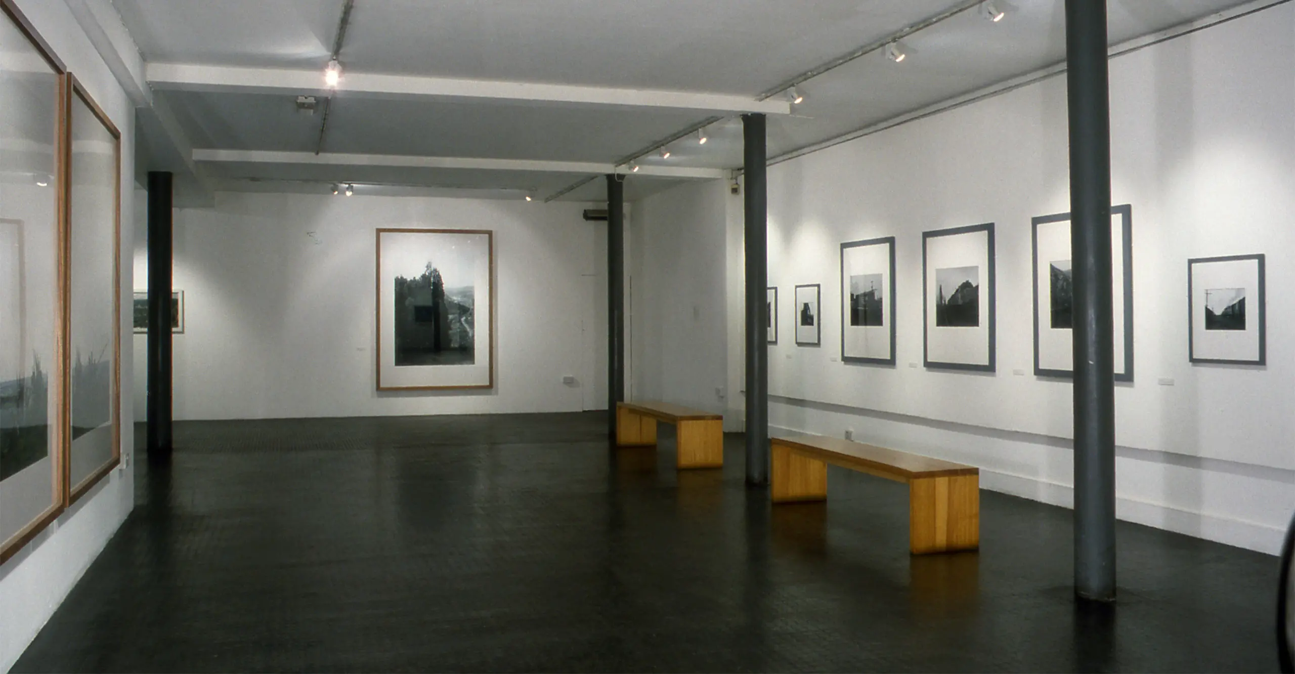 Evident: New Landscape Photography. Installation image courtesy The Photographers' Gallery Archive, 1996