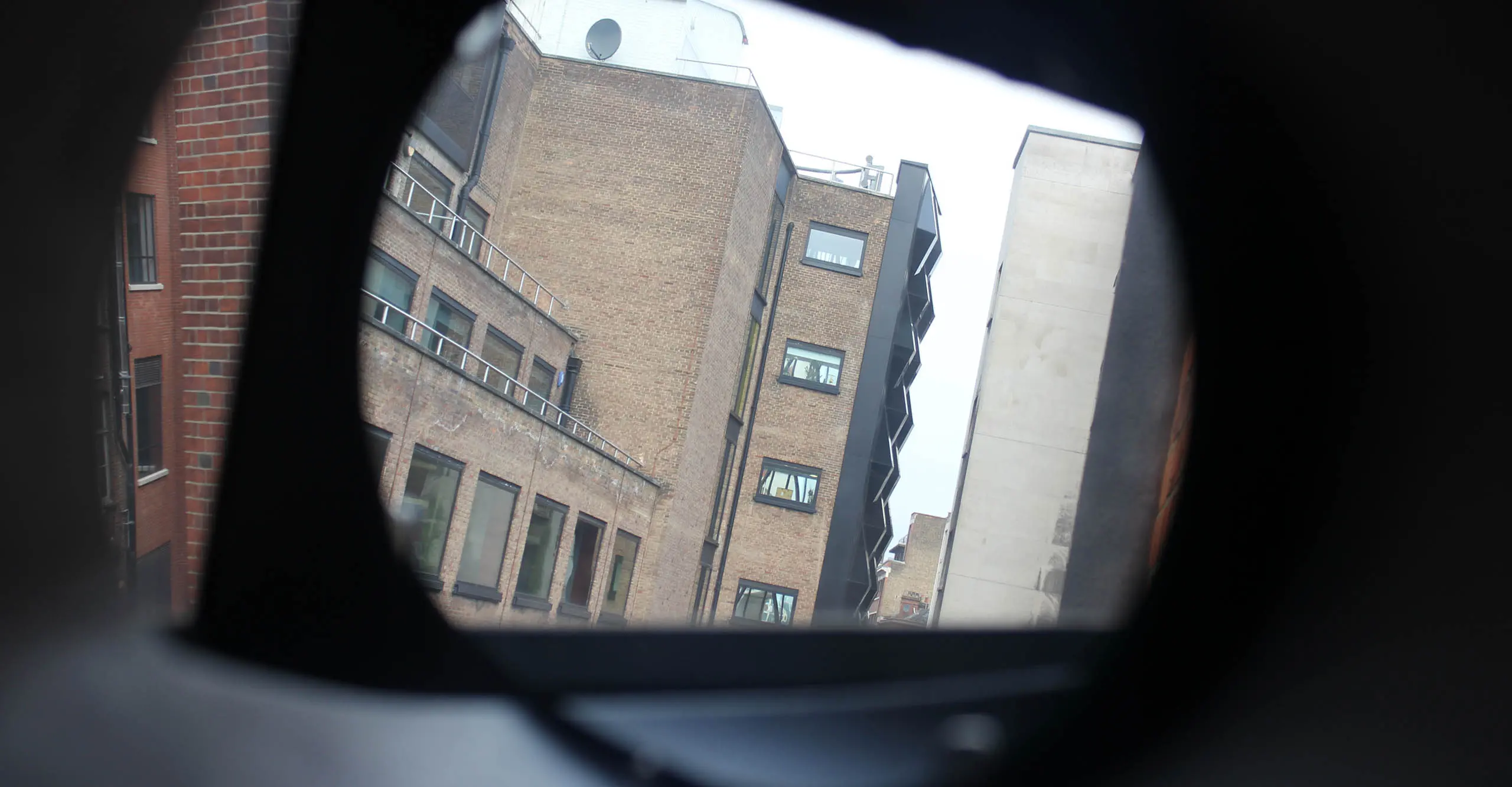 A view of Ramillies Street as seen through the Camera Obscura