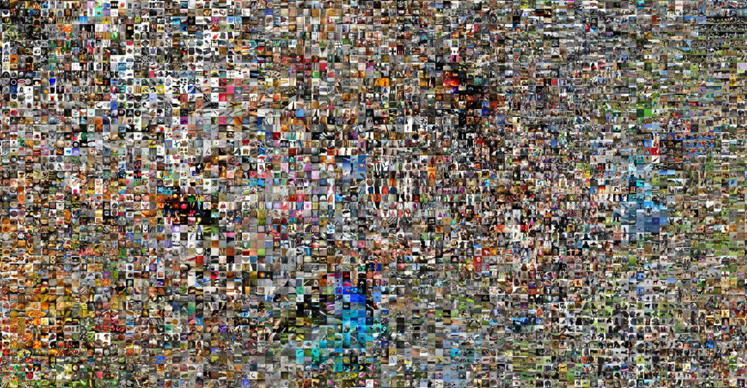 Data Set Match - a zoomed out view of an image data set