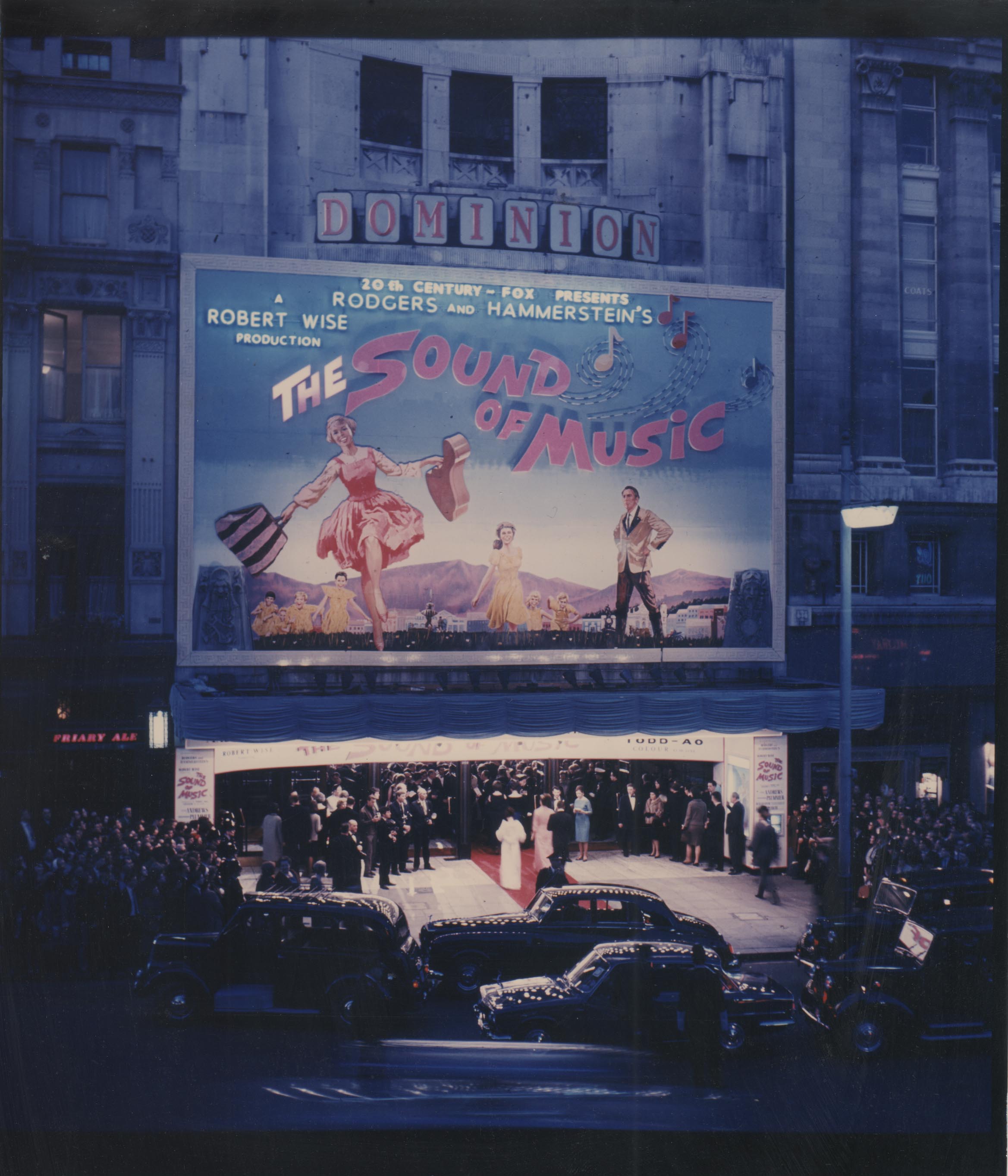Premiere of The Sound of Music, Dominion Theatre, 1965 Courtesy Cinema Theatre Association Archive