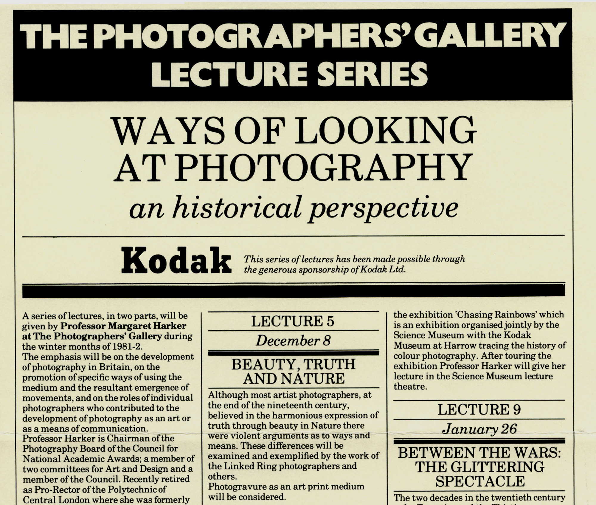 Ways Of Seeing Inside The Photographers Gallery The - 