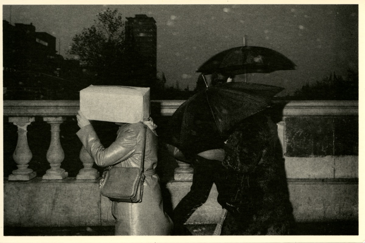 Martin Parr - Bad Weather. Exhibition PV Card courtesy The Photographers' Gallery Archive. Image © Martin Parr