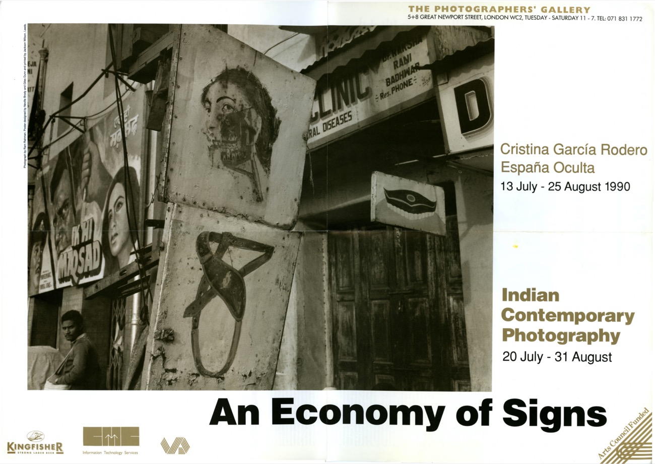 An Economy of Signs. Poster. Ephemera Courtesy The Photographers' Gallery Archive