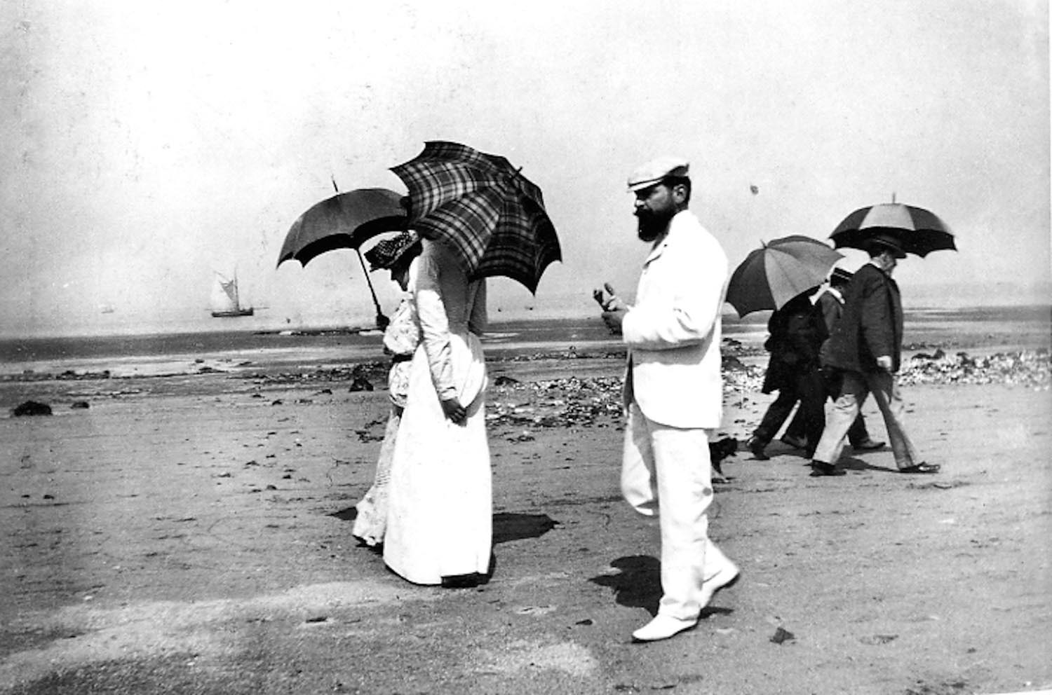 La cousine Caro et M. Plantevigne Villerville, 1906 © Jacques-Henri Lartigue