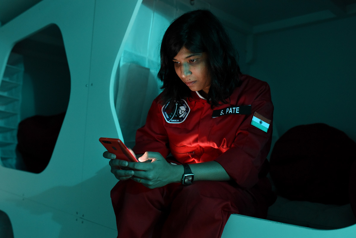 Sweety Pate Analogue astronaut for the Poland Mars Analogue Mission from The New Colonists, 2017 © Monica Alcazar-Duarte Courtesy The Photographers’ Gallery