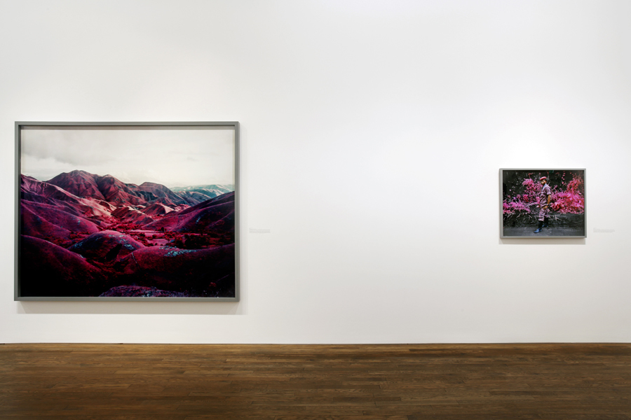 Installation View, Richard Mosse, Deutsche Börse Photography Prize 2014, The Photographers' Gallery, 2014. Photo Credit: Kate Elliott. Courtesy of The Photographers’ Gallery Archive.