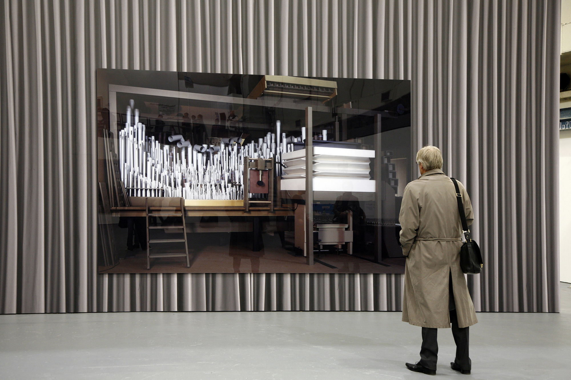 Installation View, Thomas Demand, Deutsche Börse Photography Prize 2011, Ampica P3, 2011. Photo Credit: Kate Elliott. Courtesy of The Photographers’ Gallery Archive.