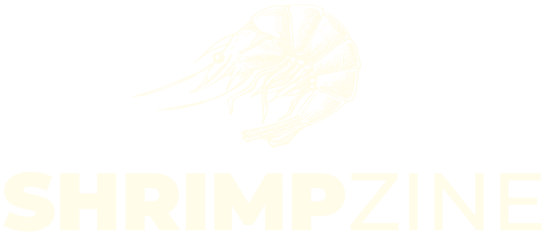 logo for shrimp zine