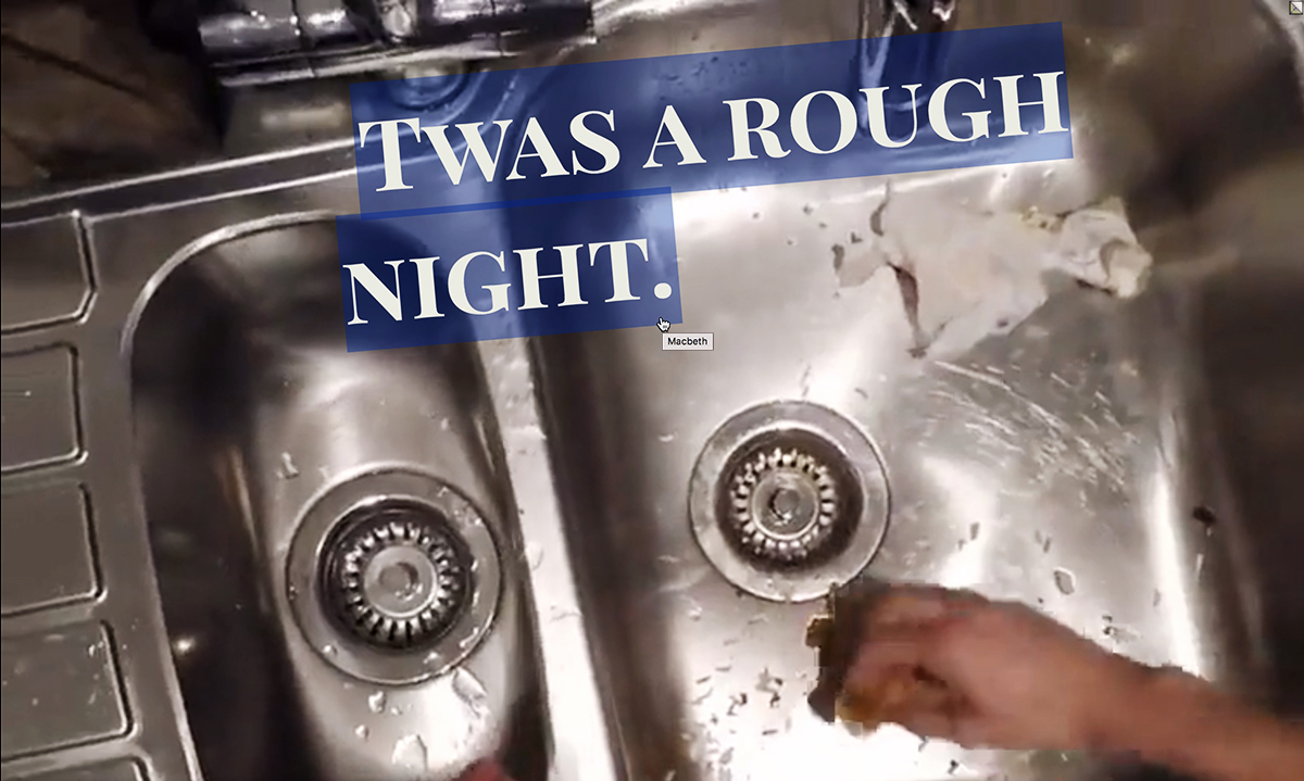 Epic Hand Washing in the Time of Lost Narratives