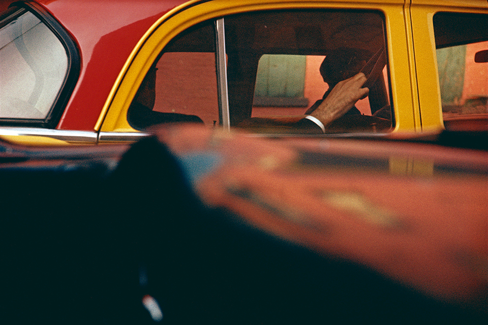 Taxi, c 1957 © Saul Leiter Courtesy Howard Greenberg Gallery, New York