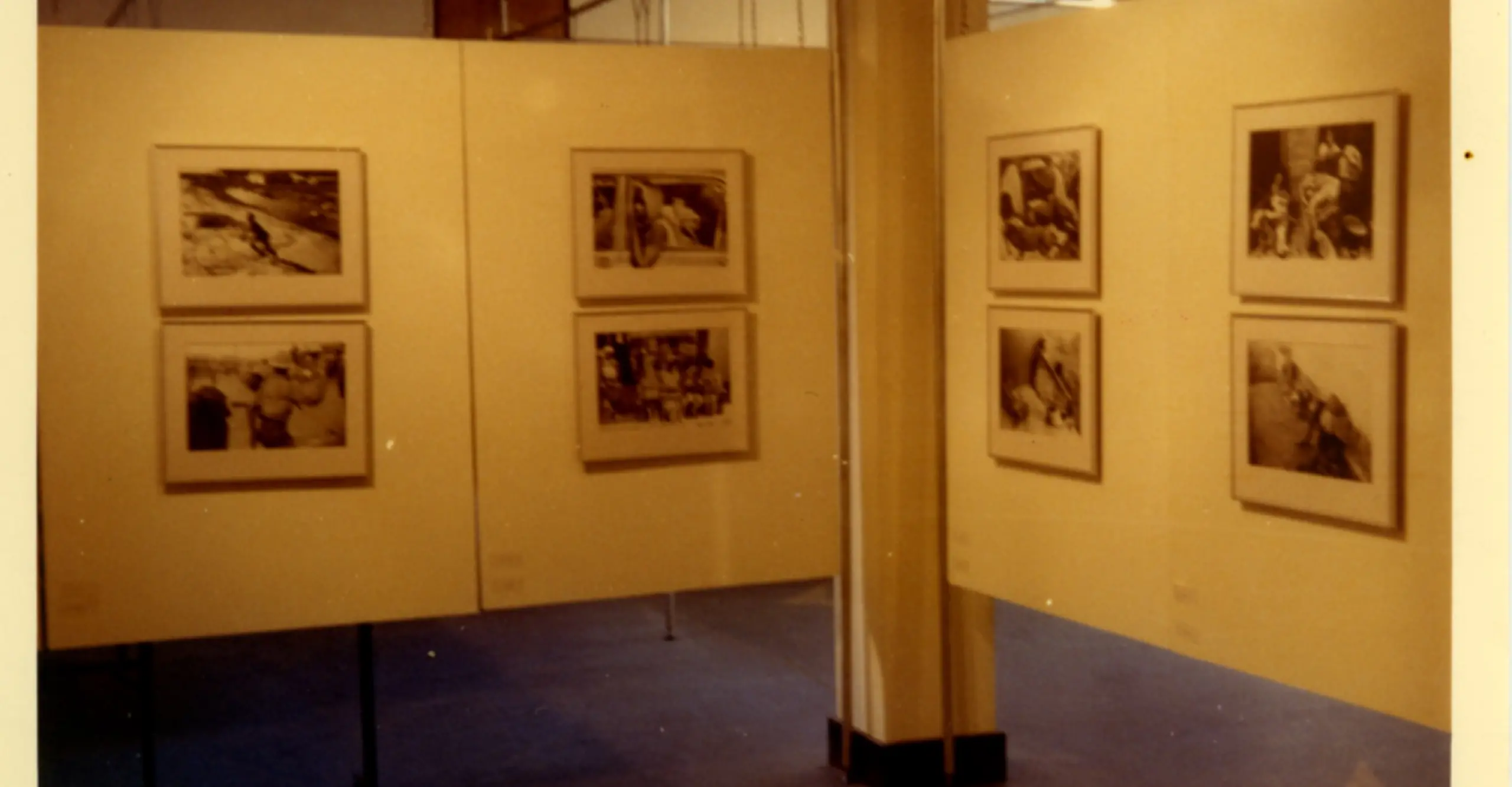 Retrospective: Ian Berry, installation image, 1972. Courtesy The Photographers' Gallery Archive