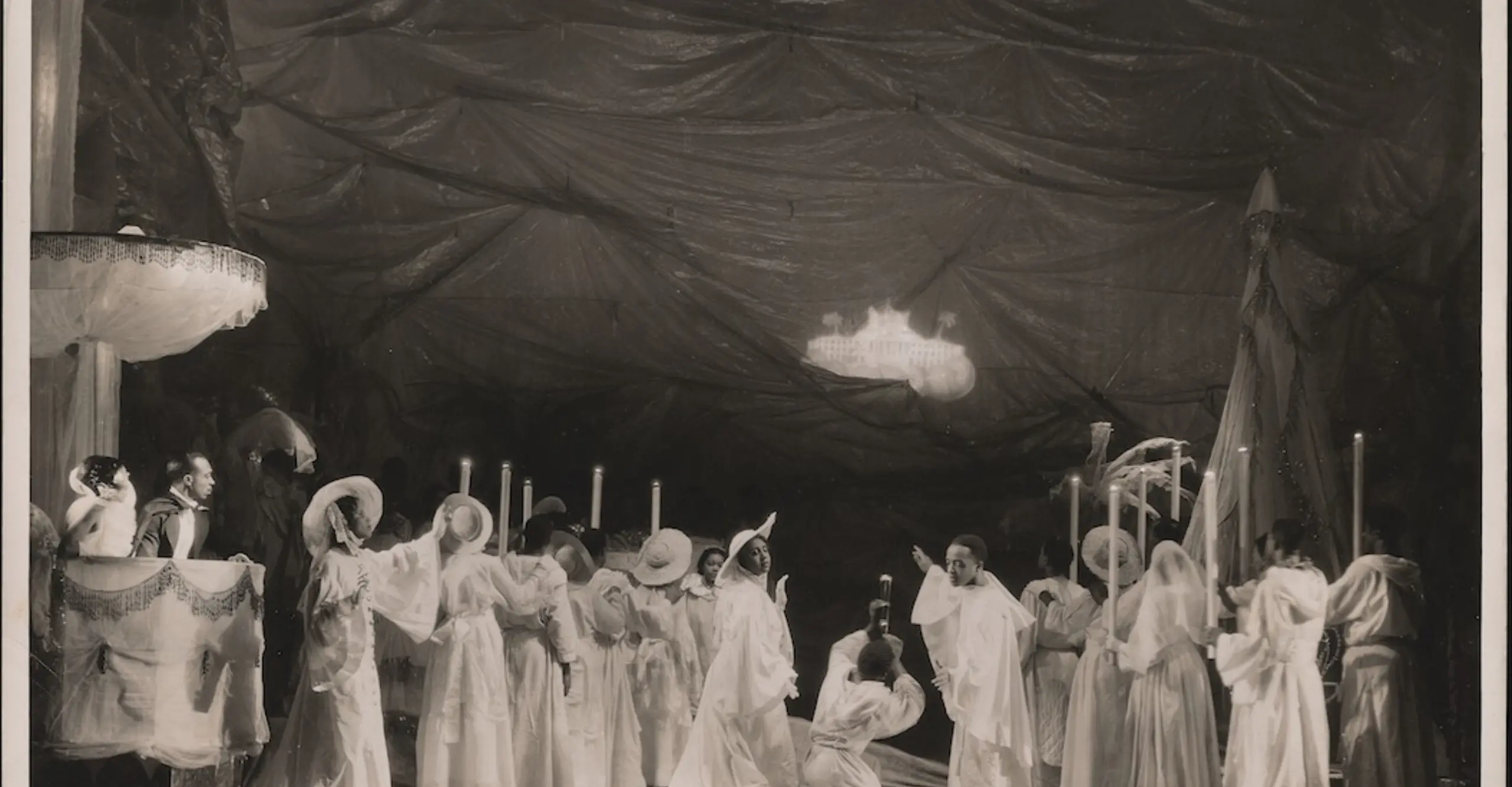 Scene from the theatrical production Four Saints in Three Acts, 1934.Photo by White © Archives. Wadsworth Atheneum Museum of Art