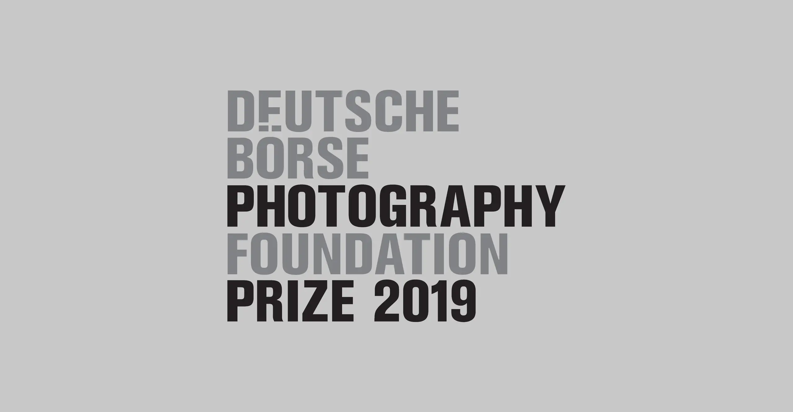 Deutsche Börse Photography Foundation Prize 2019
