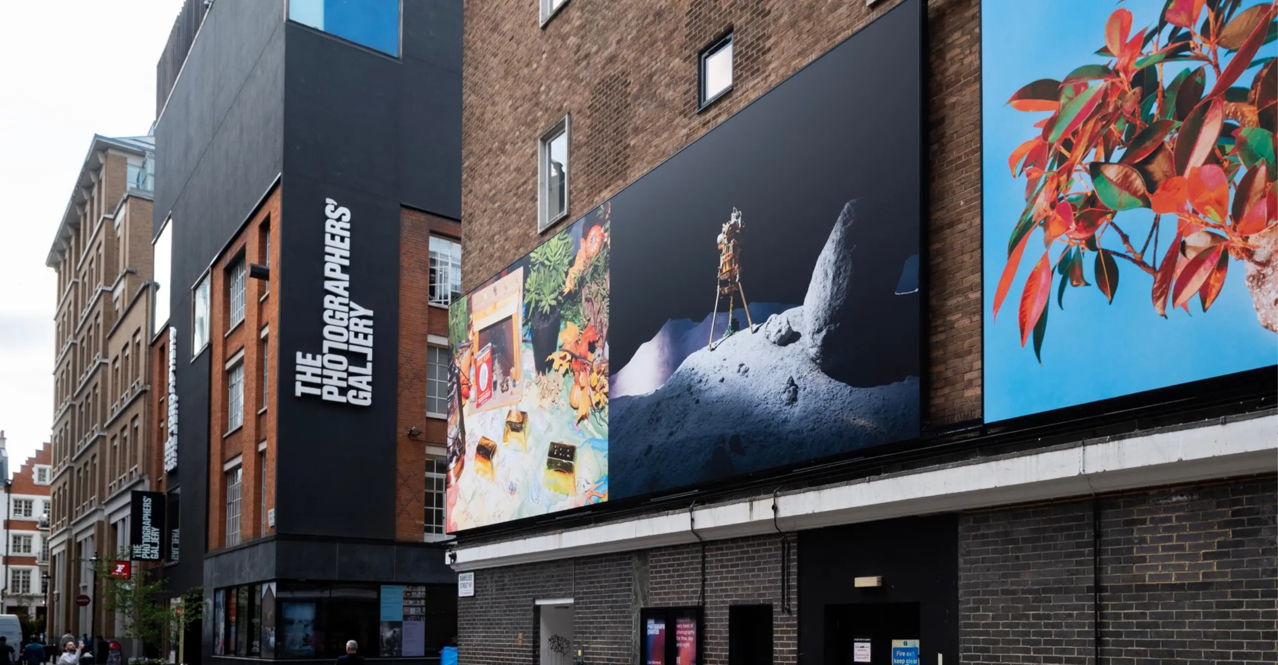 Photograph of a street, Soho Photography Quarter, showcasing Lisa Barnard's work in London