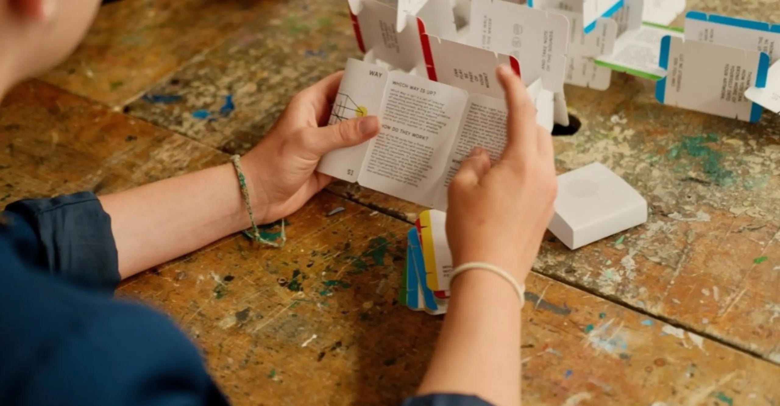 Which Way is Up? Workshop. Photograph by Sam Wainwright