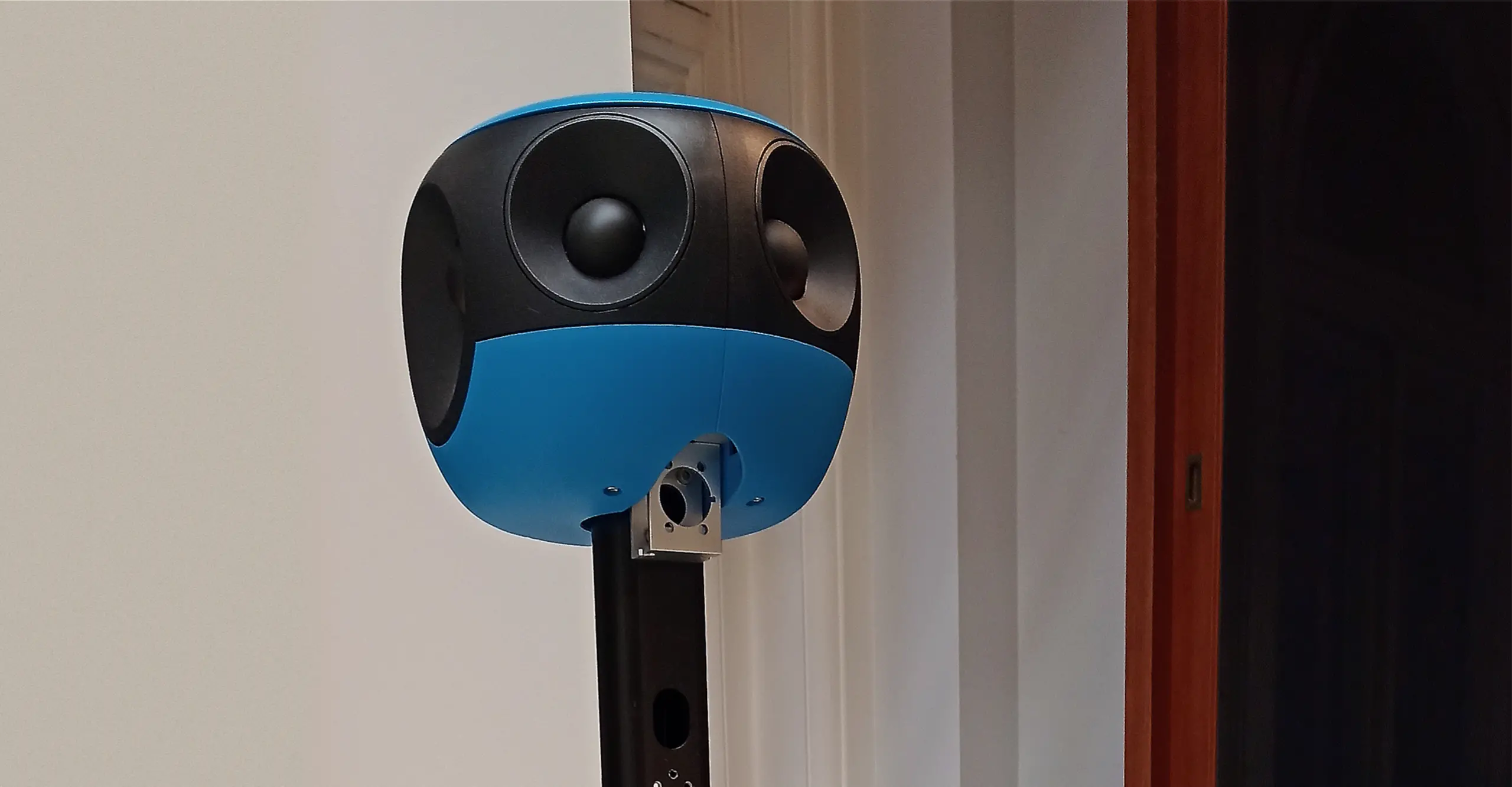 The camera-face of a google maps robot