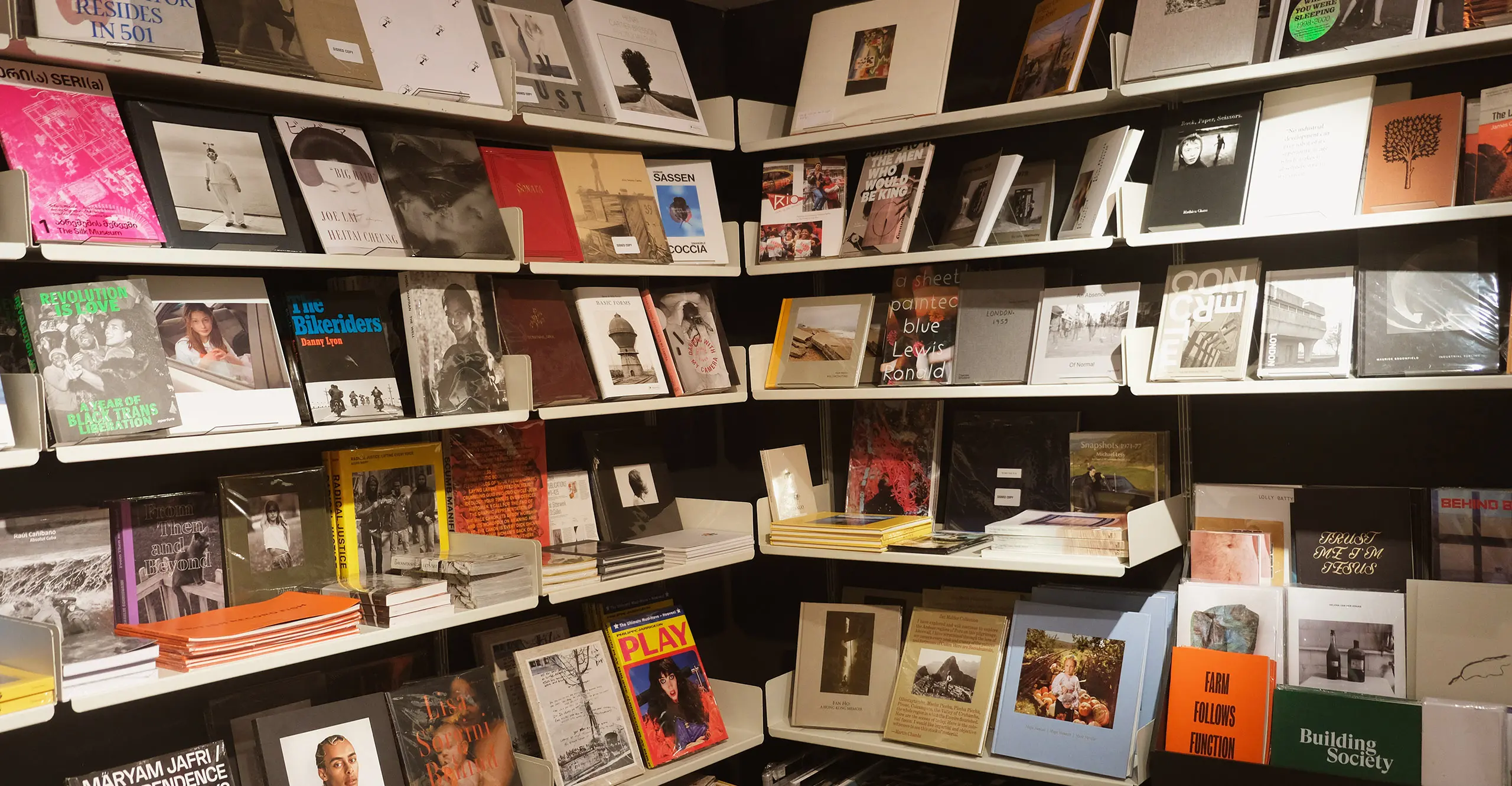 photograph of the photographers gallery bookshop