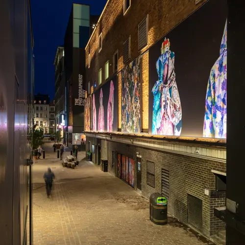 photograph of a building, The Photographers' Gallery, and Soho Photography Quarter around showcasing Christian thompson in London