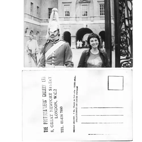 Nicole Gravier, image from Cartes Postales, 1974 © the artist