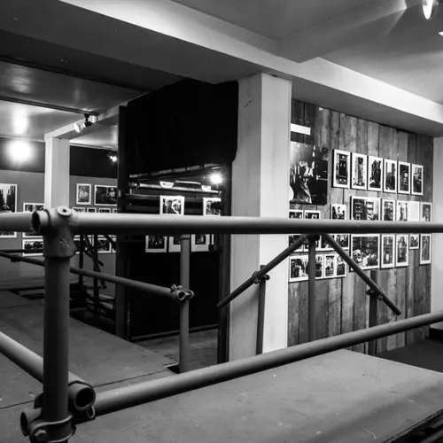 Installation of Vulcan's Forge: Janine Wiedel, 1979, at The Photographers' Gallery