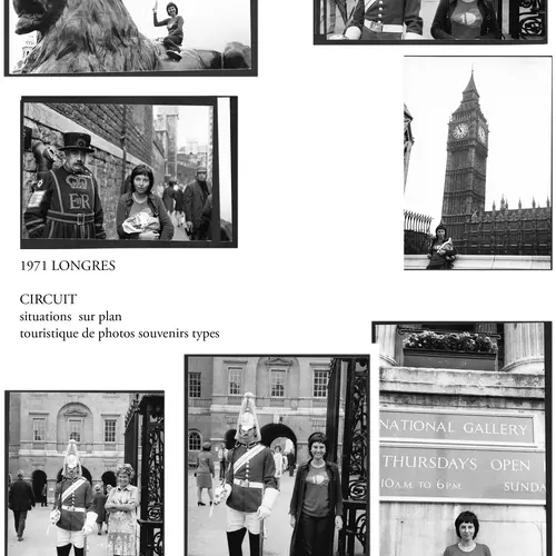 Nicole Gravier, image from Cartes Postales series in London, 1974 © the artist