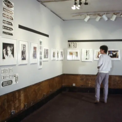 Installation Image:  Five Years With the Face. Image courtesy The Photographers' Gallery Archive