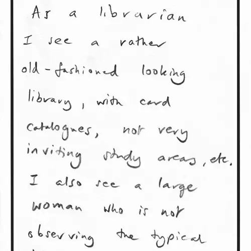 postcard with writing