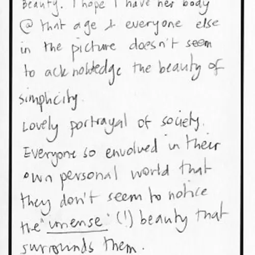 postcard with writing