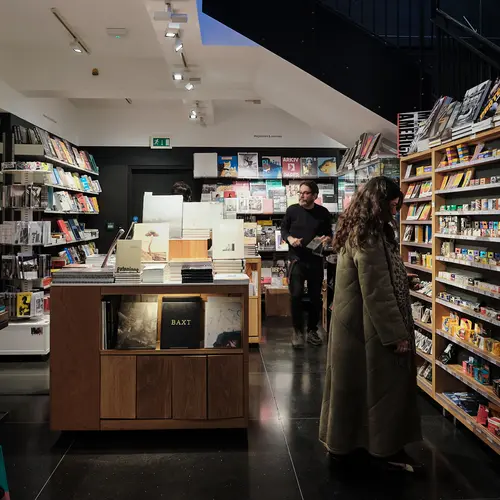 People browsing a bookshop