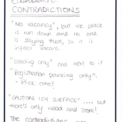 Postcard with writing.