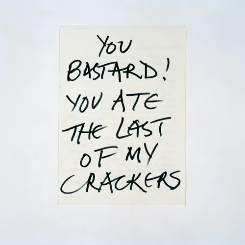 Untitled from the series Notes from Jo, 1990 - 1994 © Keith Arnatt