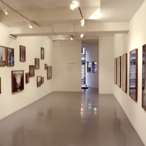 Colour photograph of exhibition installation