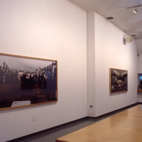 Colour photograph of exhibition installation