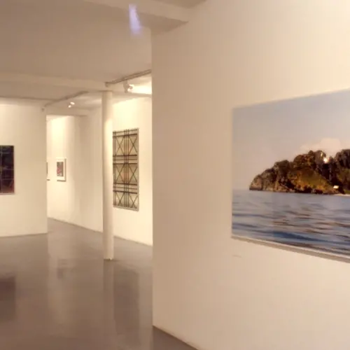 Colour photograph of exhibition installation