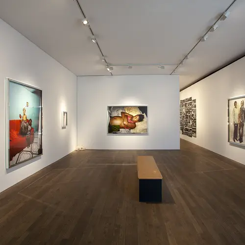 photo of the deana lawson exhibition at the photographers gallery