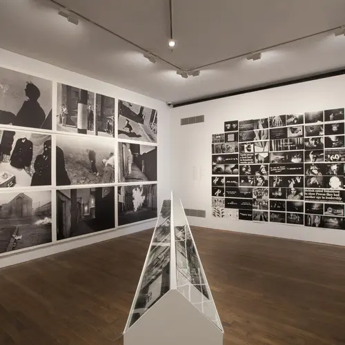 DBPFP22 Shortlisted artist, Gilles Peress, and his publication: Whatever You Say, Say Nothing, at the Photographers' gallery