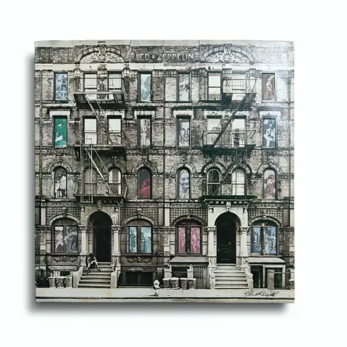 Led Zeppelin, Physical Graffitti album cover at the photographers' gallery