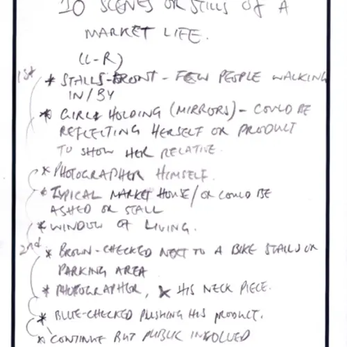 postcard with writing