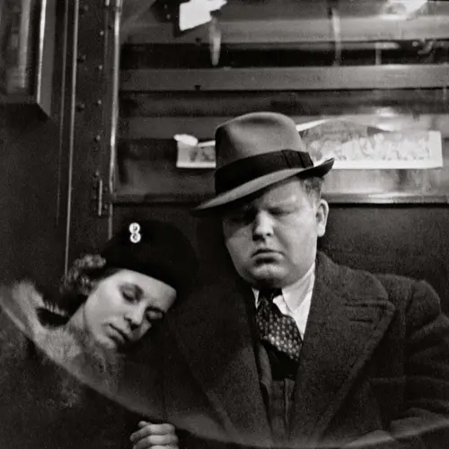 A couple have fallen asleep on eachother