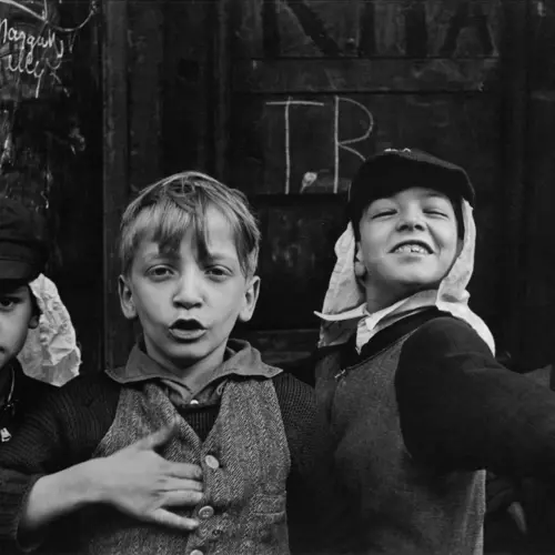 Four young kids pose for the camera