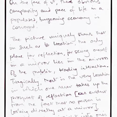 postcard with writing