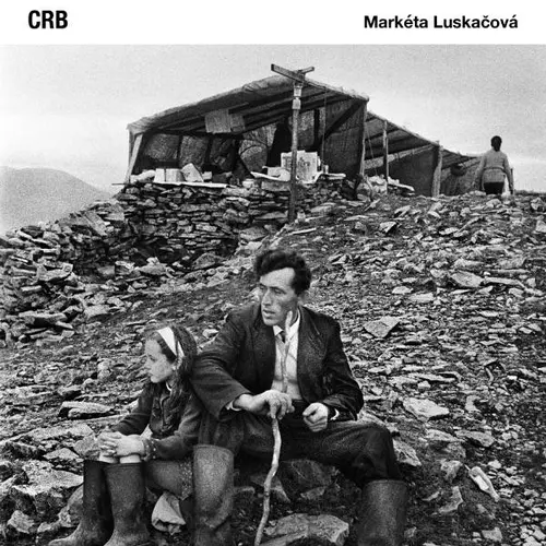 Black and white photograph of book cover of Markéta Luskačová, Ireland 1972-3, Café Royal Books