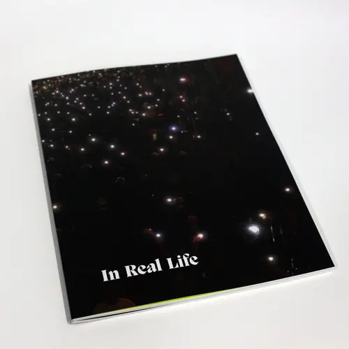 front page flat on table