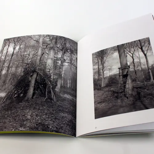 open on a page, images of trees