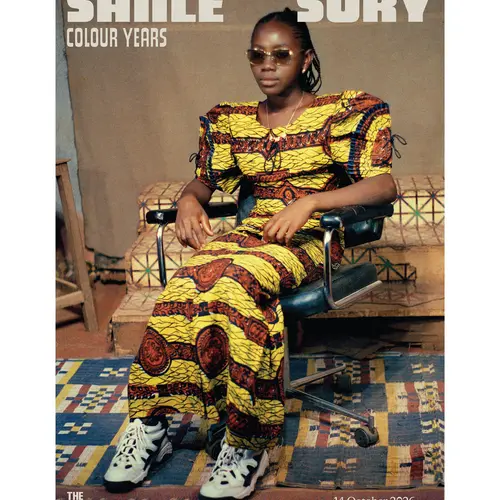 Sanlé Sory: Colour Years A2 Exhibition Poster (Woman on Chair)