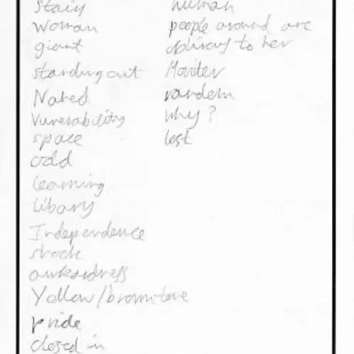 postcard with writing