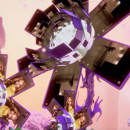 Digital composite featuring a series of selfies