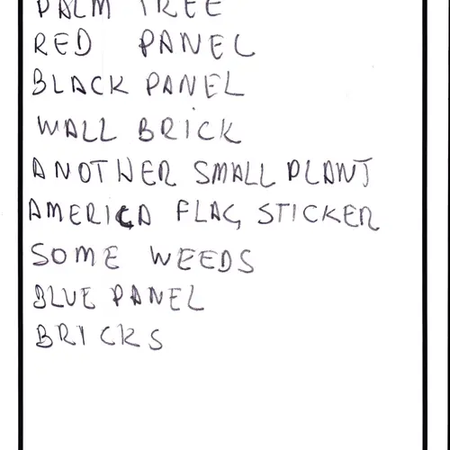 postcard with writing