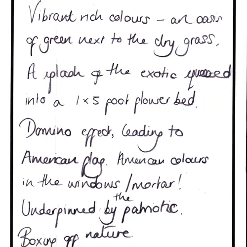 postcard with writing