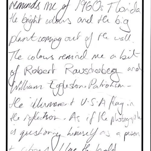 postcard with writing